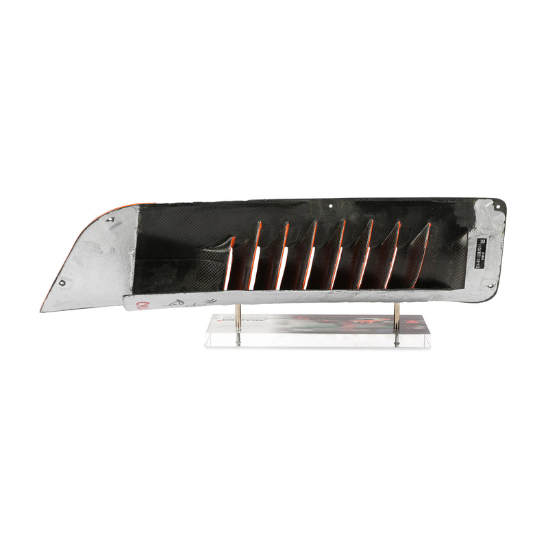 McLaren Formula 1 MCL-32 RH shoulder louvre 2017 aerodynamic bodywork display stand piece
