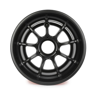 Close-up of McLaren 2025 F1 Team Front Wheel Rim Table Formula 1 memorabilia detail