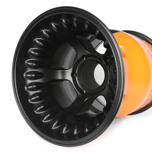 Close-up of McLaren 2025 F1 Team Rear Wheel Rim Table Formula 1 memorabilia detail