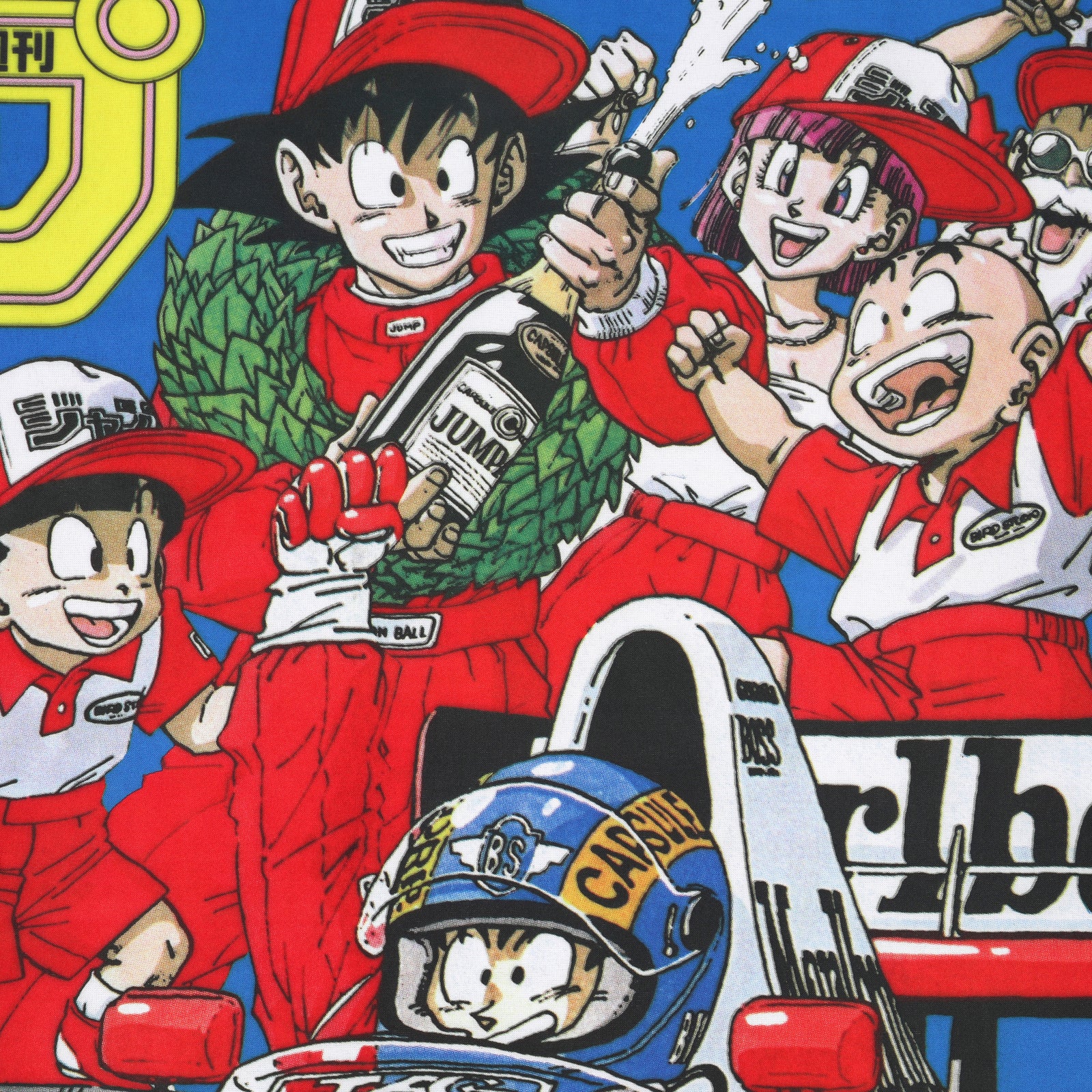 Season Launch LOT 412 - McLaren JUMP Dragon Ball Z Flag Signed by Akira Toriyama