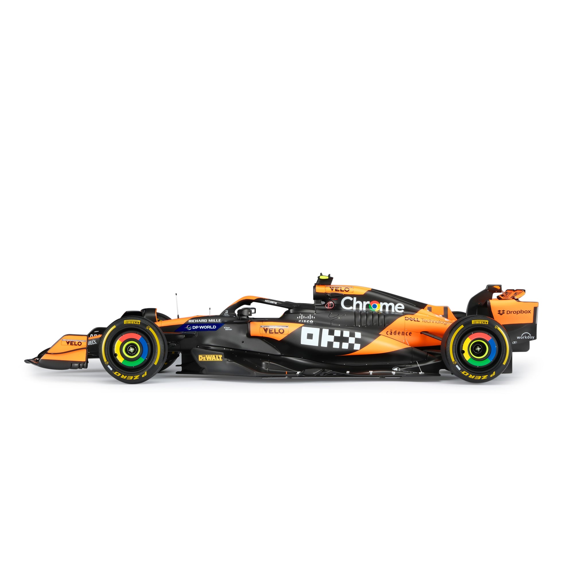 Limited Edition Lando Norris 2024 McLaren MCL38 1:8 Scale Model – Miami GP