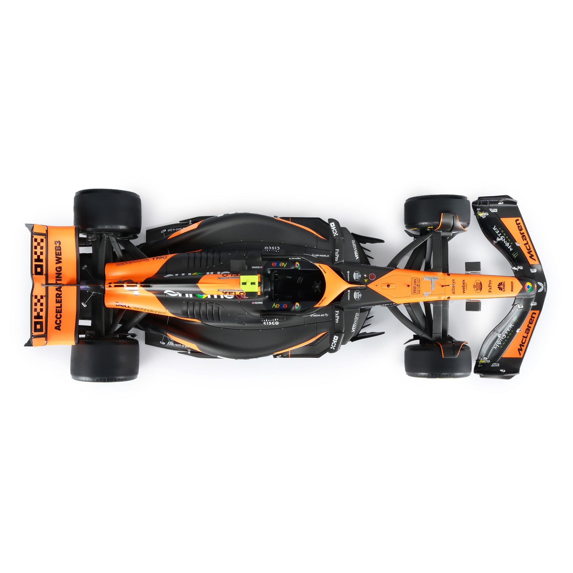 Limited Edition Lando Norris 2024 McLaren MCL38 1:8 Scale Model – Miami GP