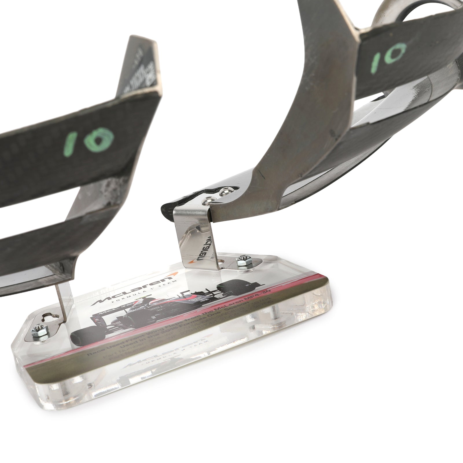 McLaren F1 Team 2015 double front wing flap authentic Formula 1 display stand collectible