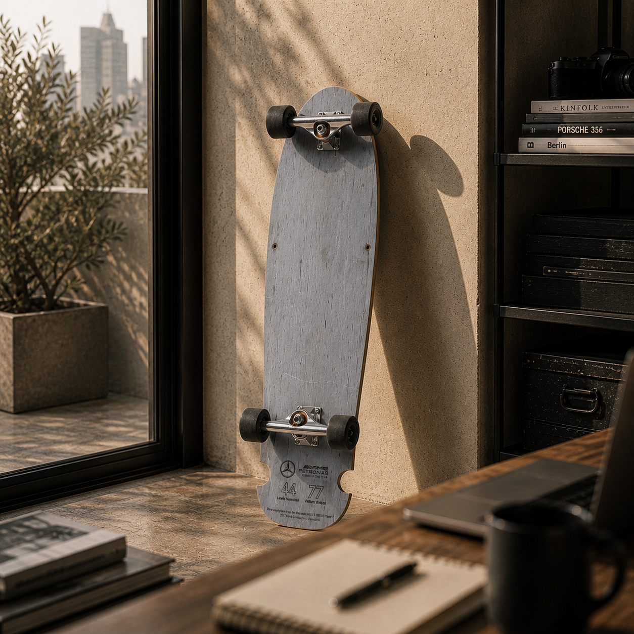 Mercedes-AMG Petronas F1 Team 2017 Skid Block Skateboard – F1 Mercedes-AMG Petronas F1 Team 2017 Skid Block Skateboard – F1