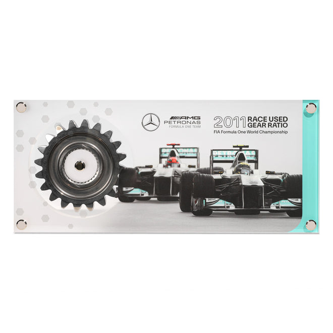 Mercedes AMG Petronas 2011 Gear Ratio in Acrylic