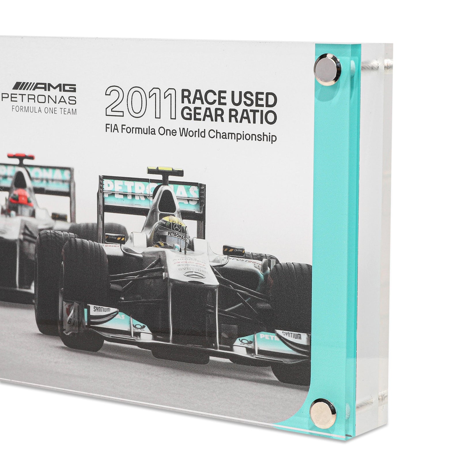 Mercedes AMG Petronas 2011 Gear Ratio in Acrylic