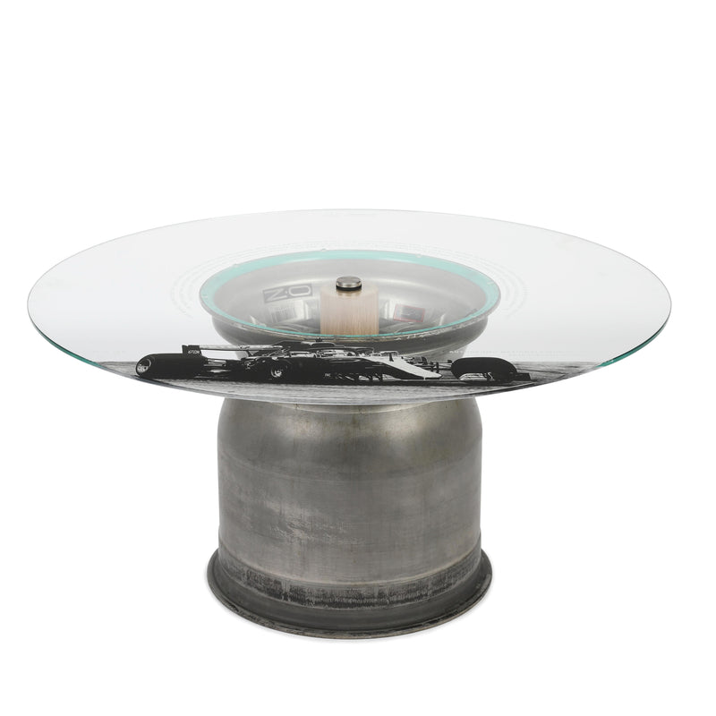 Lewis Hamilton Mercedes AMG Petronas Wheel Rim Coffee Table – Monza 2018