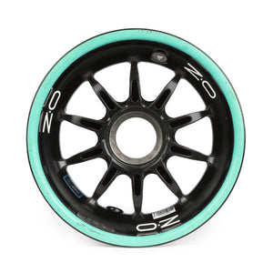 Close-up of Mercedes-AMG PETRONAS F1® Team 2019 Season Used Front Wheel Rim Table Formula 1 memorabilia detail
