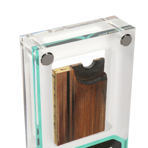 Lewis Hamilton & Valtteri Bottas 2020 Mercedes F1® Skid Plank Piece in Acrylic