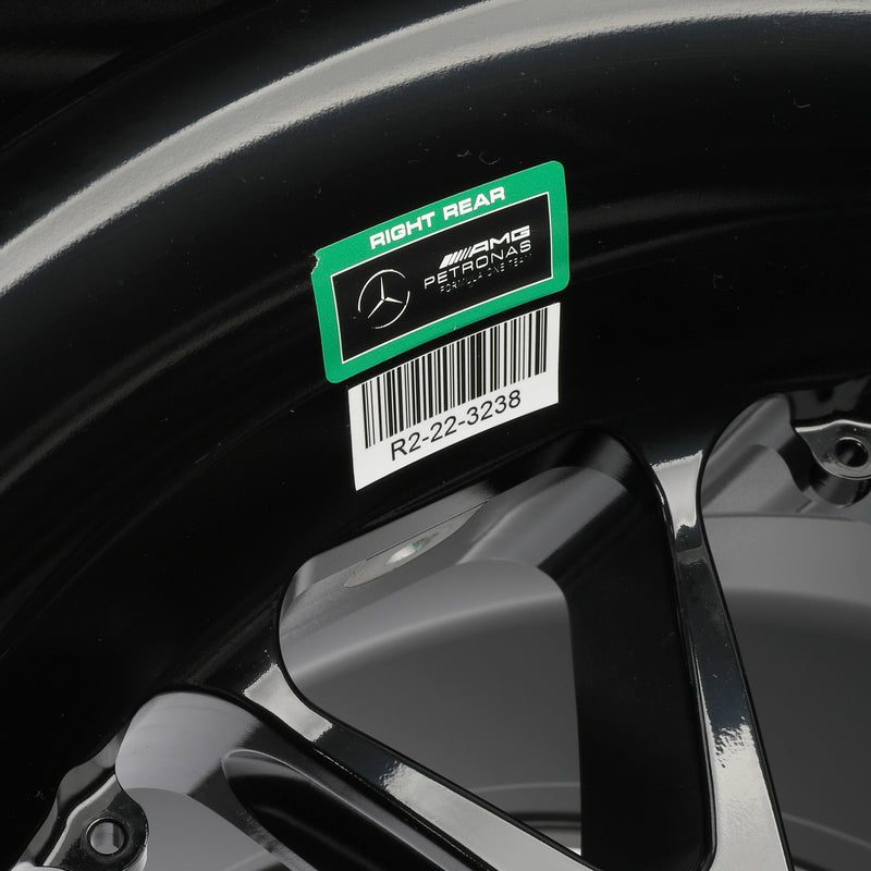 Kimi Antonelli 2025 Mercedes-AMG Petronas Rear Wheel Rim Table