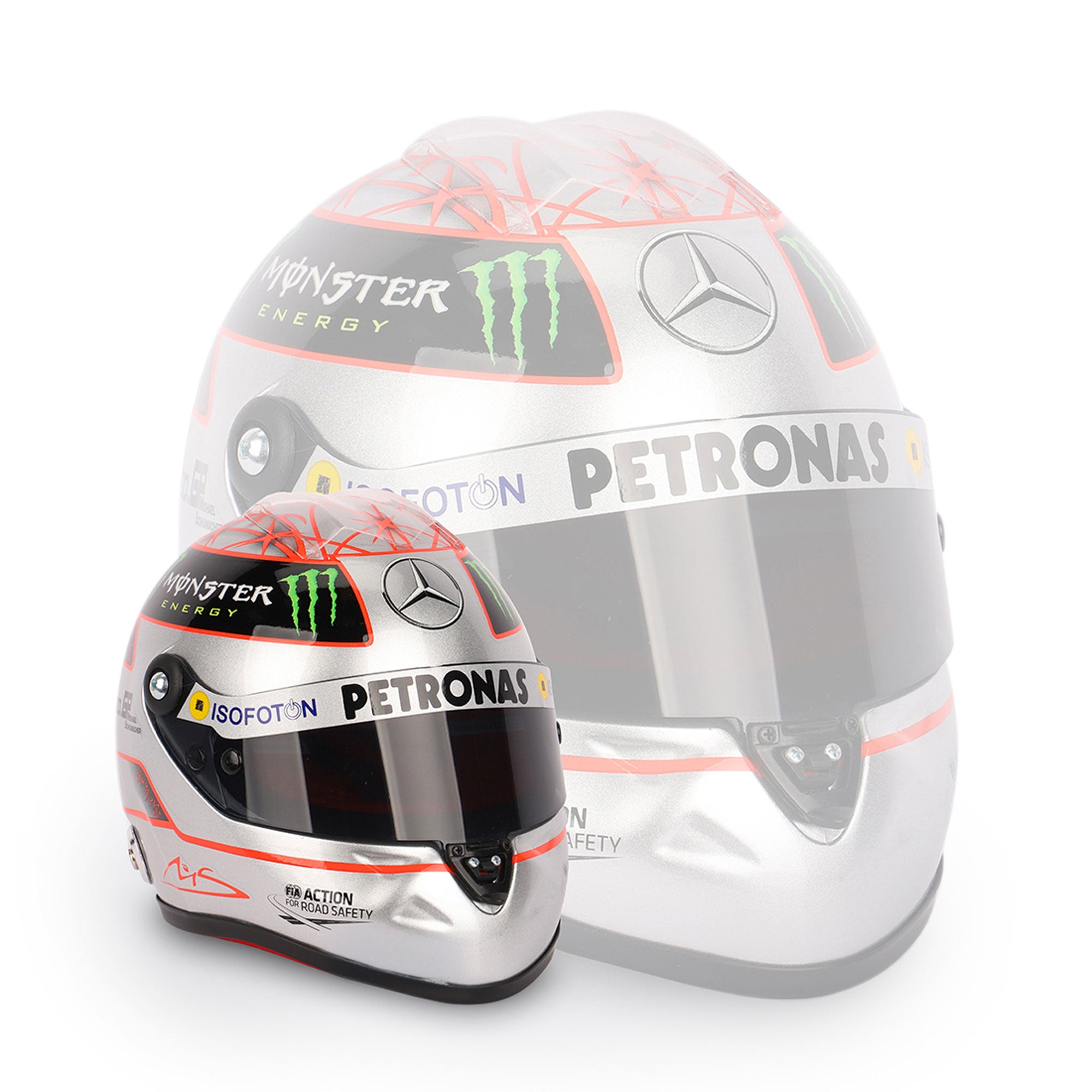 【シューマッハ】F1 ミニヘルメット【Michael Schumacher】 Mick Schumacher / ミック・シューマッハ 2020年 F2チャンピオン