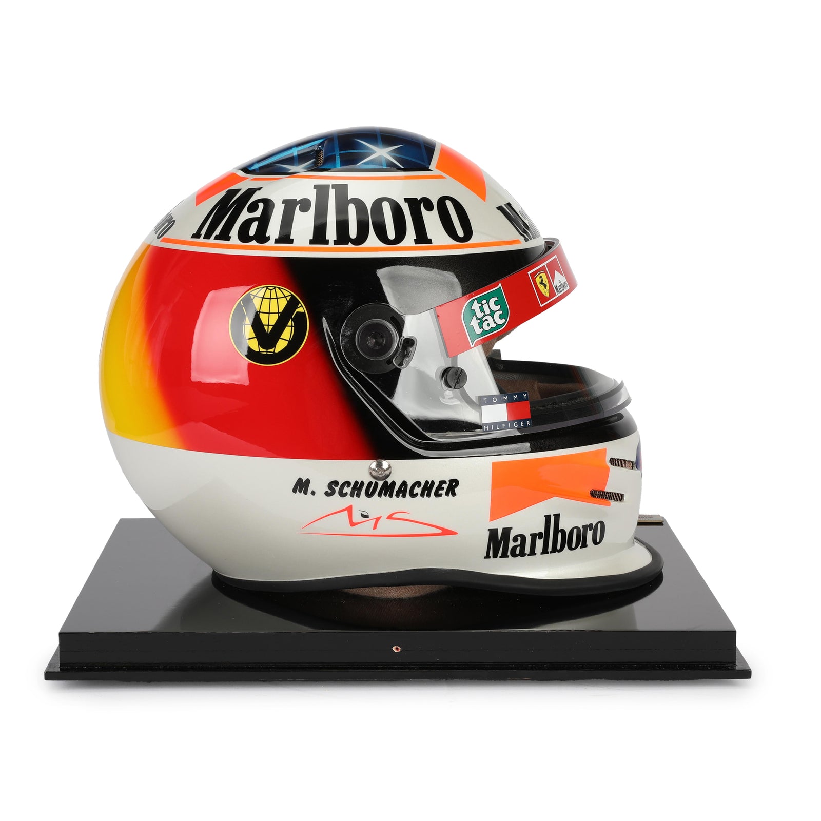 LOT 008 - Michael Schumacher Replica 1999 Scuderia Ferrari Helmet - Monaco GP