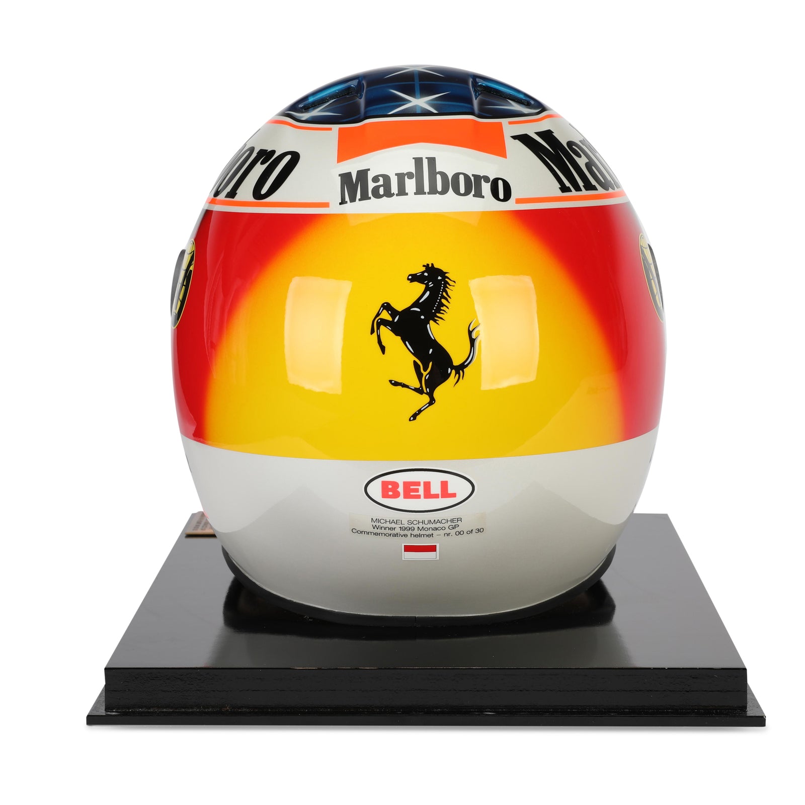 LOT 008 - Michael Schumacher Replica 1999 Scuderia Ferrari Helmet - Monaco GP