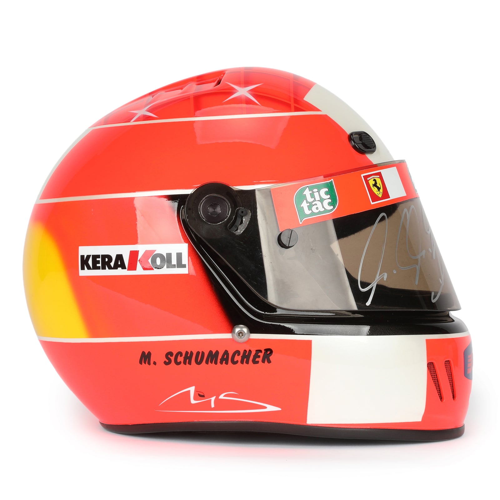 The Silverstone Auction LOT 009 - Michael Schumacher Signed 2000 Ferrari Replica Helmet