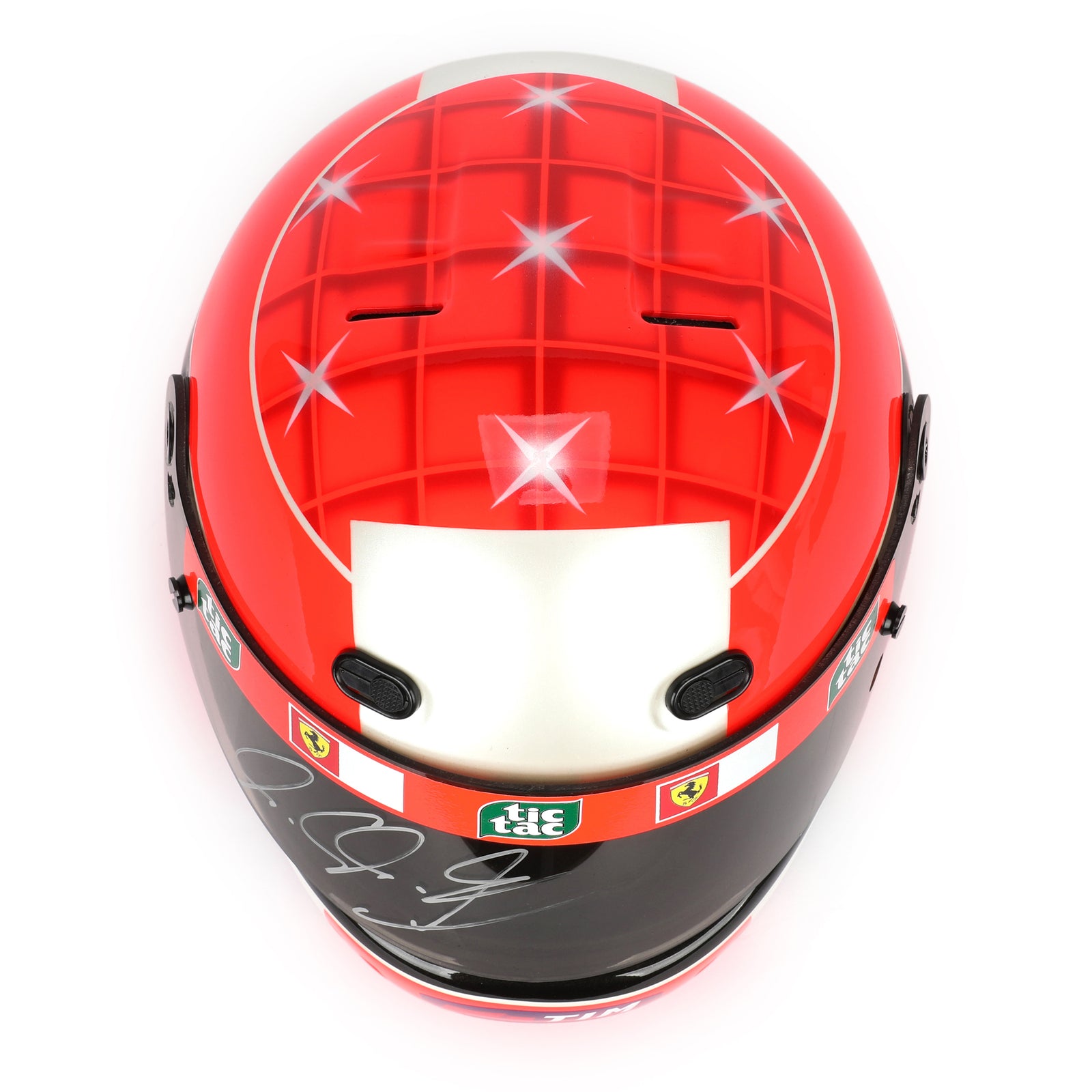The Silverstone Auction LOT 009 - Michael Schumacher Signed 2000 Ferrari Replica Helmet