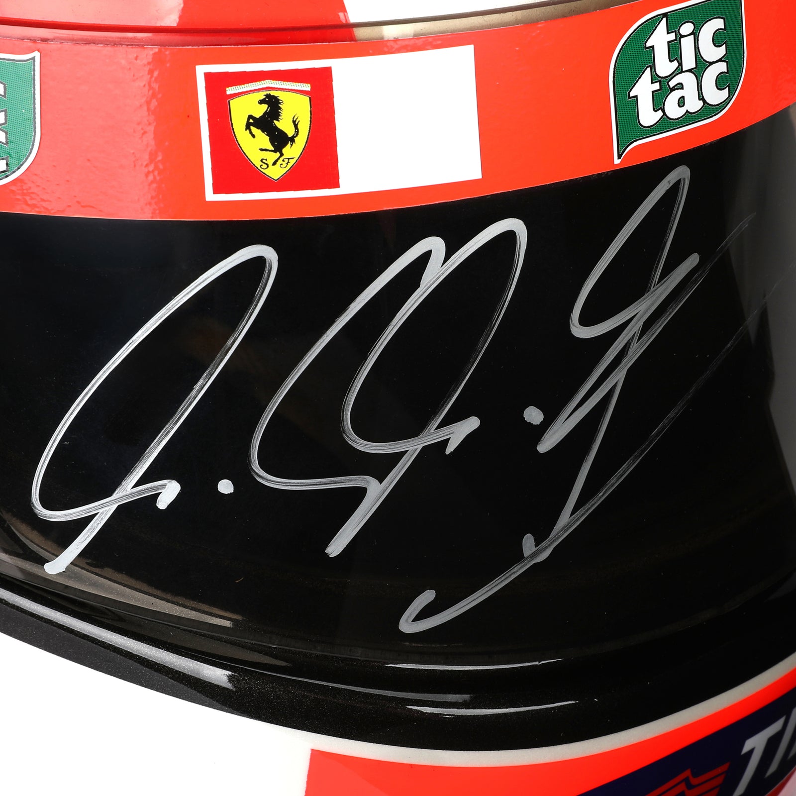 The Silverstone Auction LOT 009 - Michael Schumacher Signed 2000 Ferrari Replica Helmet