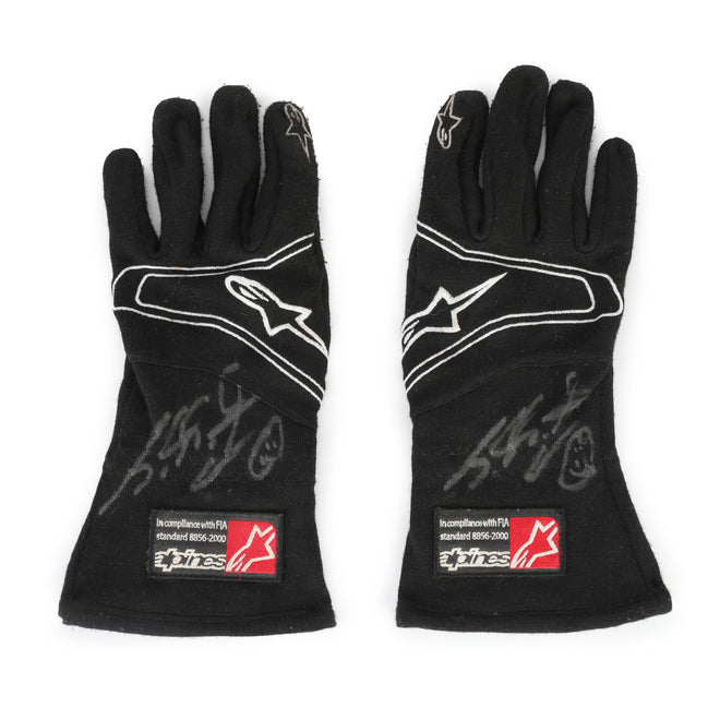 The Austin Auction LOT 067 - Michael Schumacher 2010 Signed Alpinestars Racing Gloves