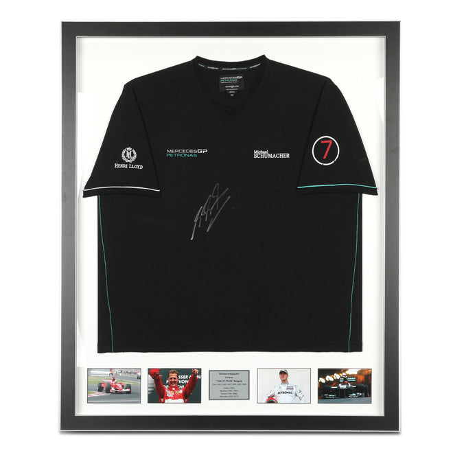 The Silverstone Auction LOT 021 - Michael Schumacher Signed Mercedes Team Shirt