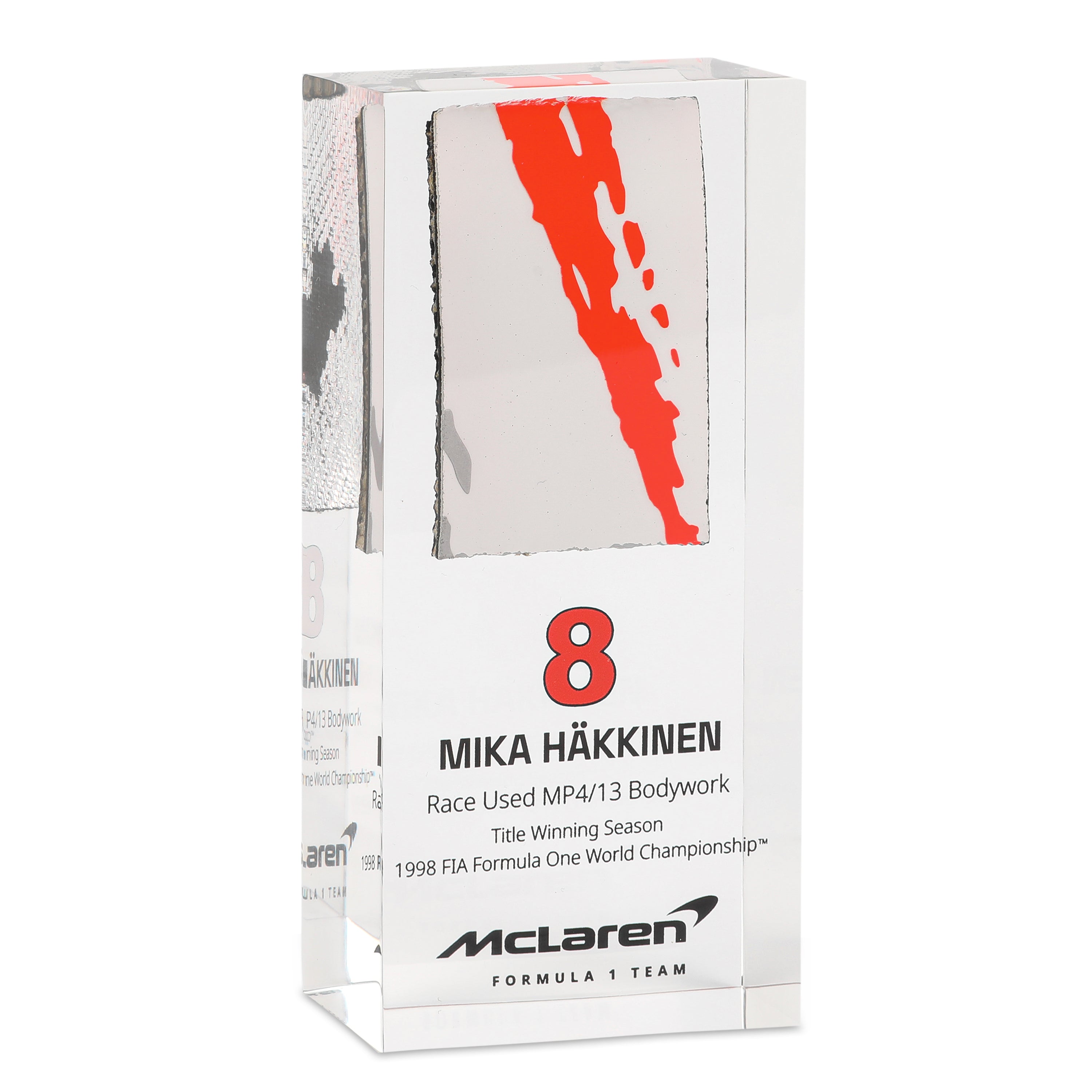 Mika Hakkinen 1998 McLaren F1 Team Bodywork in Acrylic