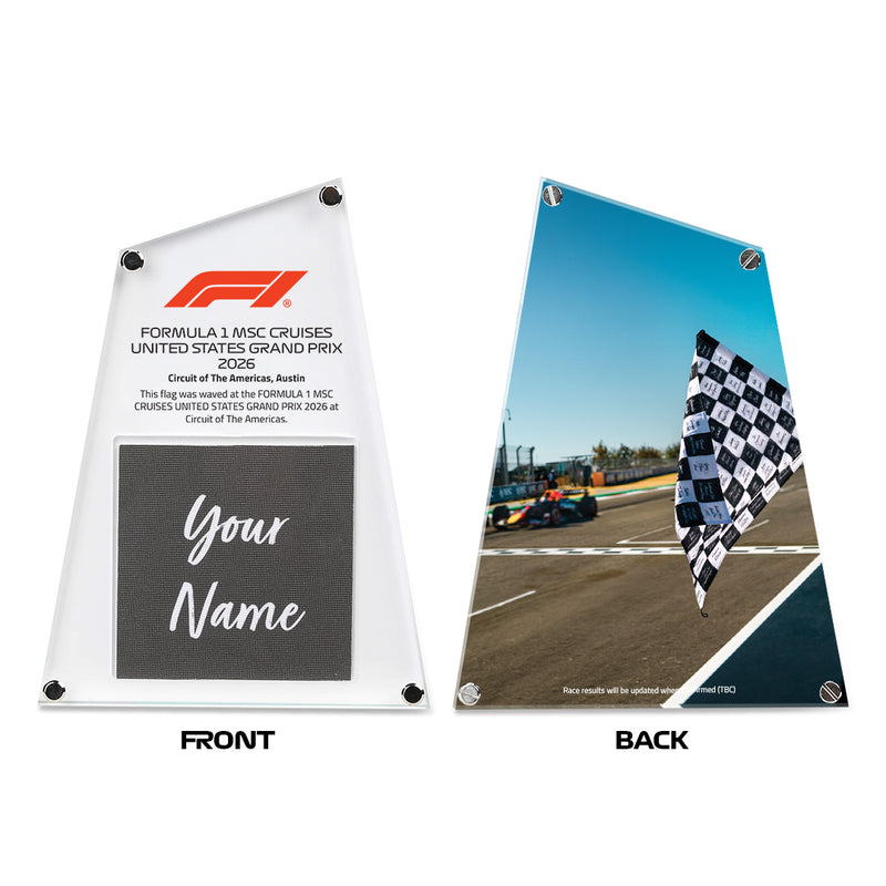 United States GP 2026 - Personalised F1® Flag