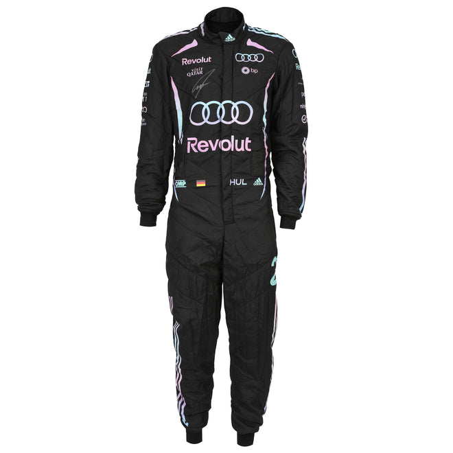 The Austin Auction LOT 011 - Nico Hulkenberg Signed 2026 Grand Prix Used Audi Revolut F1 Team Race Suit - Miami GP