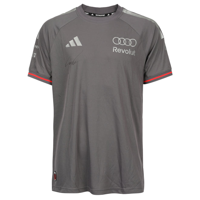 Nico Hülkenberg signed 2026 Audi Revolut F1 Team driver T-shirt authentic Formula 1 memorabilia for collector display