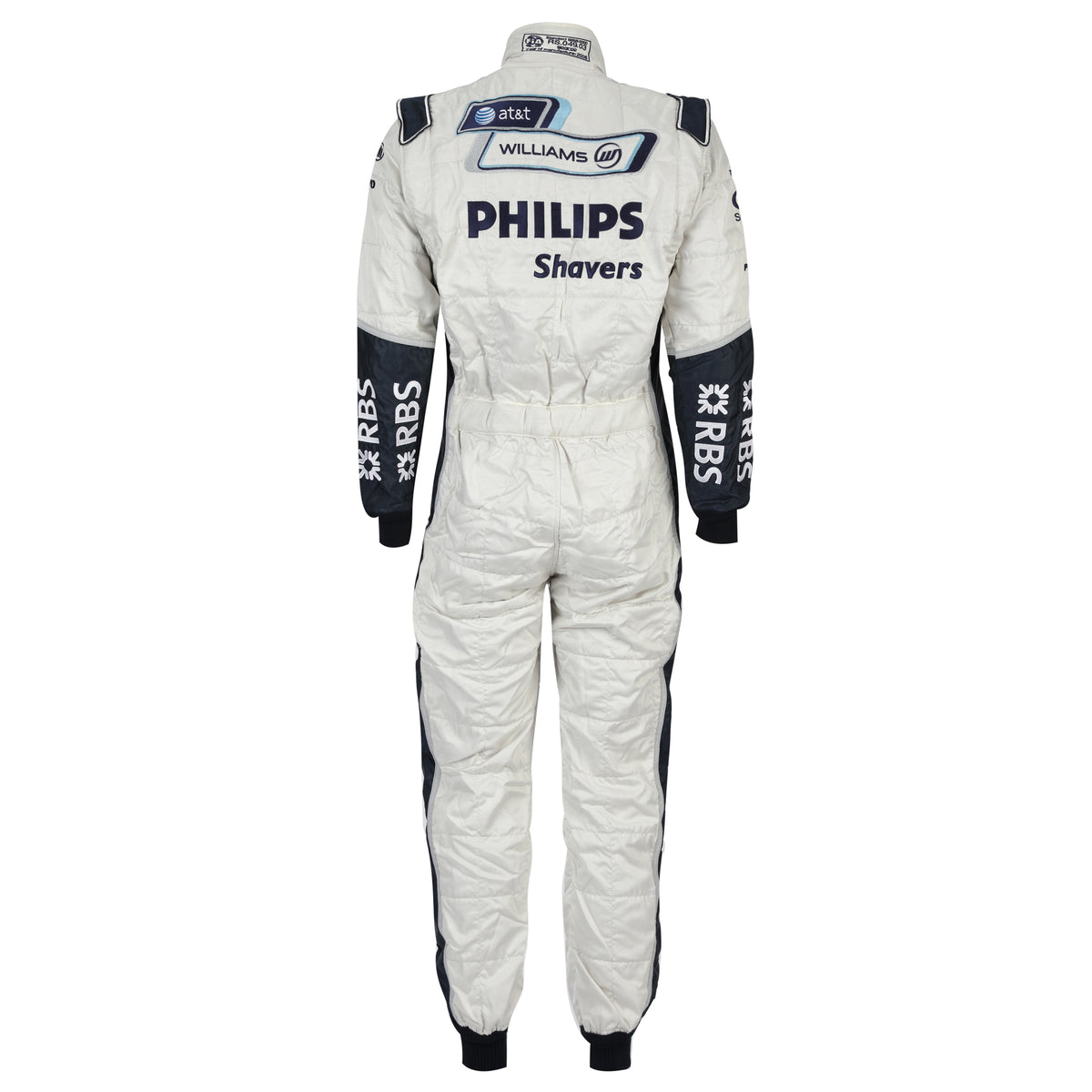 The Austin Auction LOT 014 - Nico Rosberg 2008 Williams Suit - Race Issued