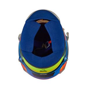 LOT 150 - Oscar Piastri 2024 Signed Race-Used Helmet - Bahrain GP