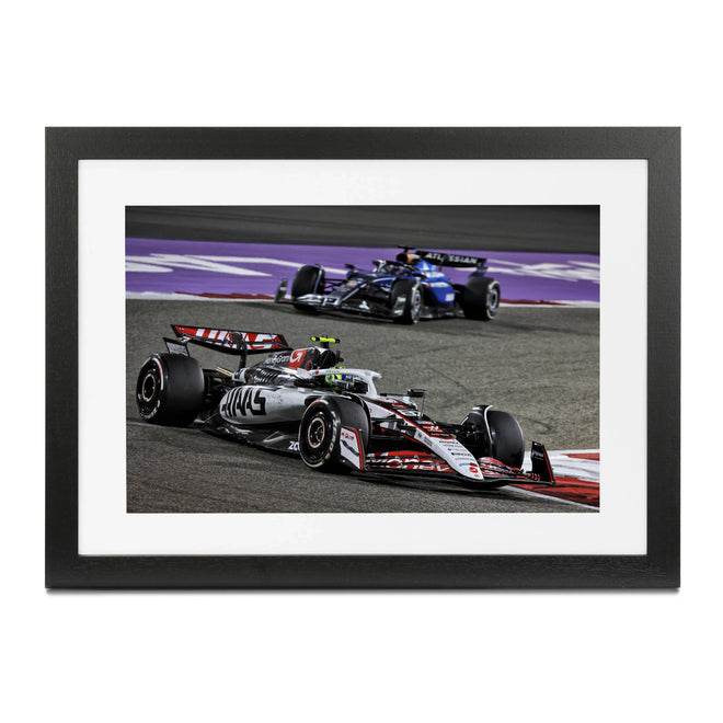 Oliver Bearman 2025 MoneyGram Haas F1 Team Print - Bahrain GP