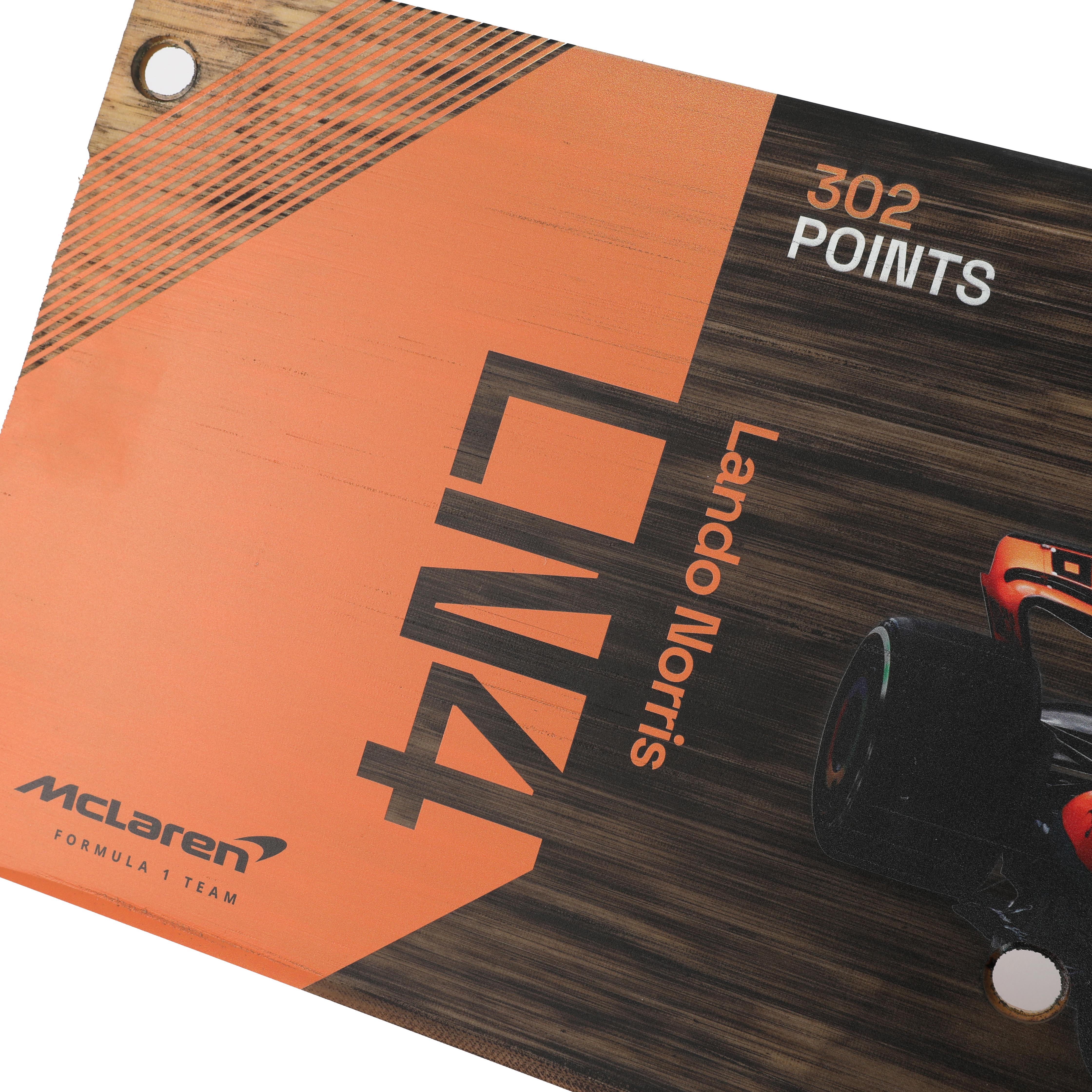 McLaren F1 Team MCL60 2023 Norris & Piastri Skid Block Wall Art