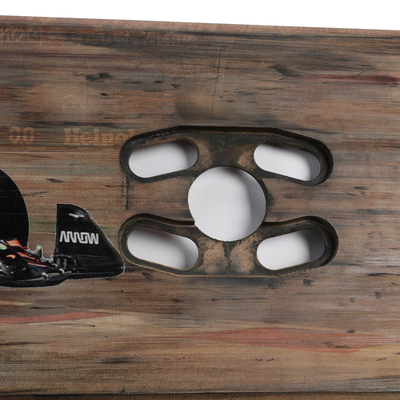 Oscar Piastri 2024 McLaren Formula One Team Grand Prix Used Rear Skid Plank Wall Art - Hungary