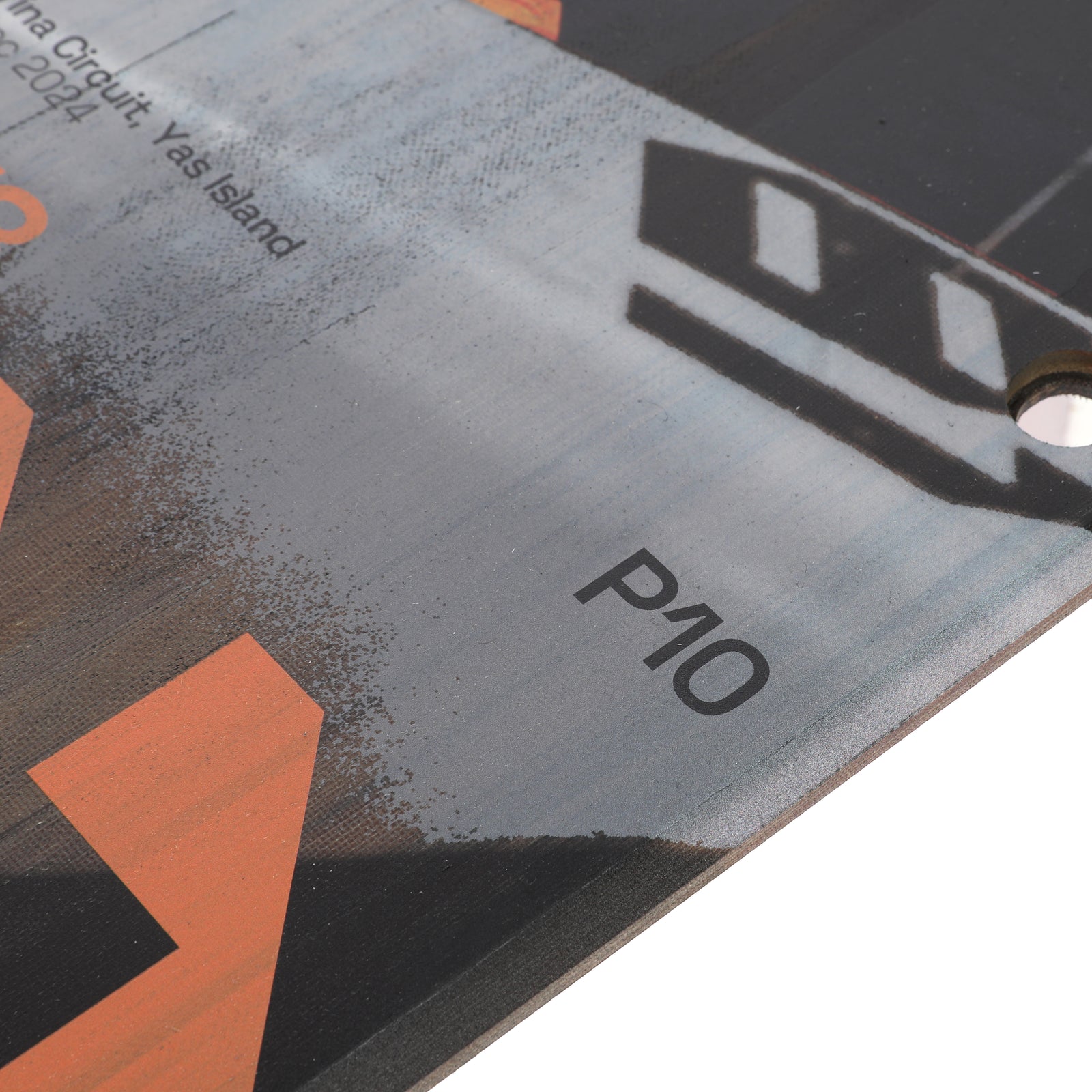 Oscar Piastri 2024 McLaren F1 Team Race Used Skid Plank Wall Art - Abu Dhabi GP