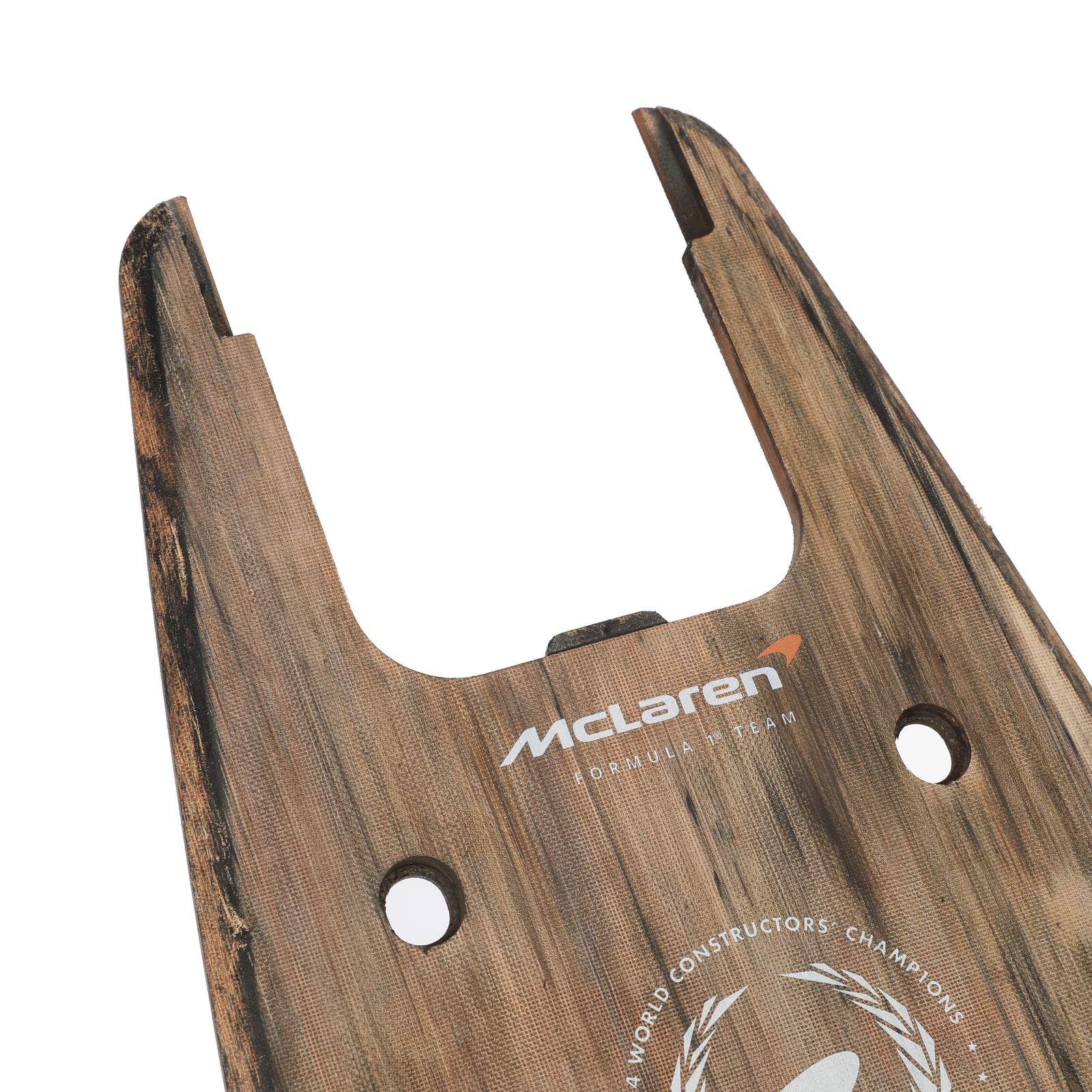 Oscar Piastri 2024 McLaren F1 Team Race Used Skid Plank Wall Art - Belgian GP