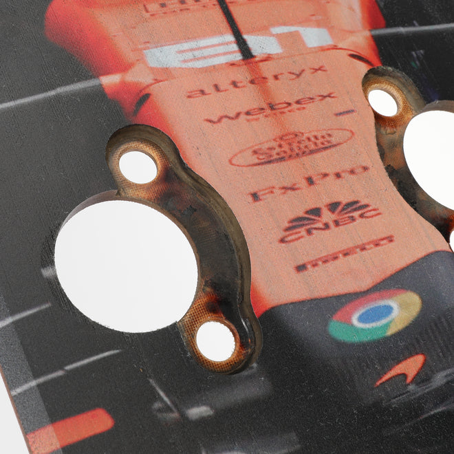 Oscar Piastri McLaren Skid Plank Wall Art