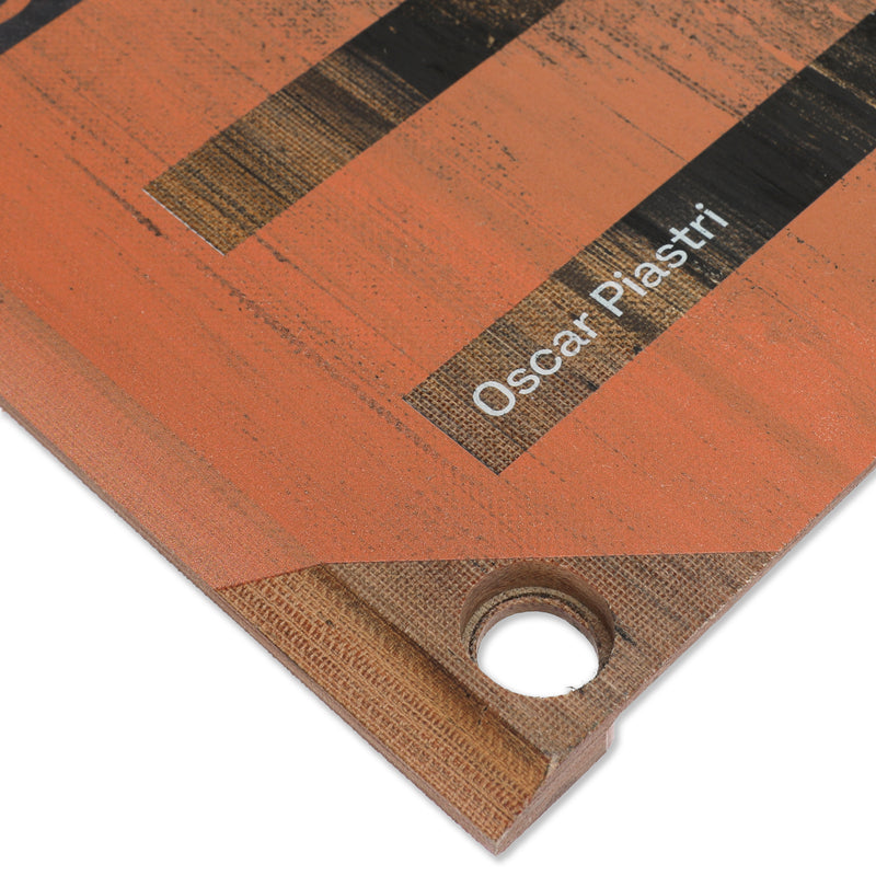 Oscar Piastri 2024 McLaren F1 Team Race Used Skid Plank Wall Art - Italian GP