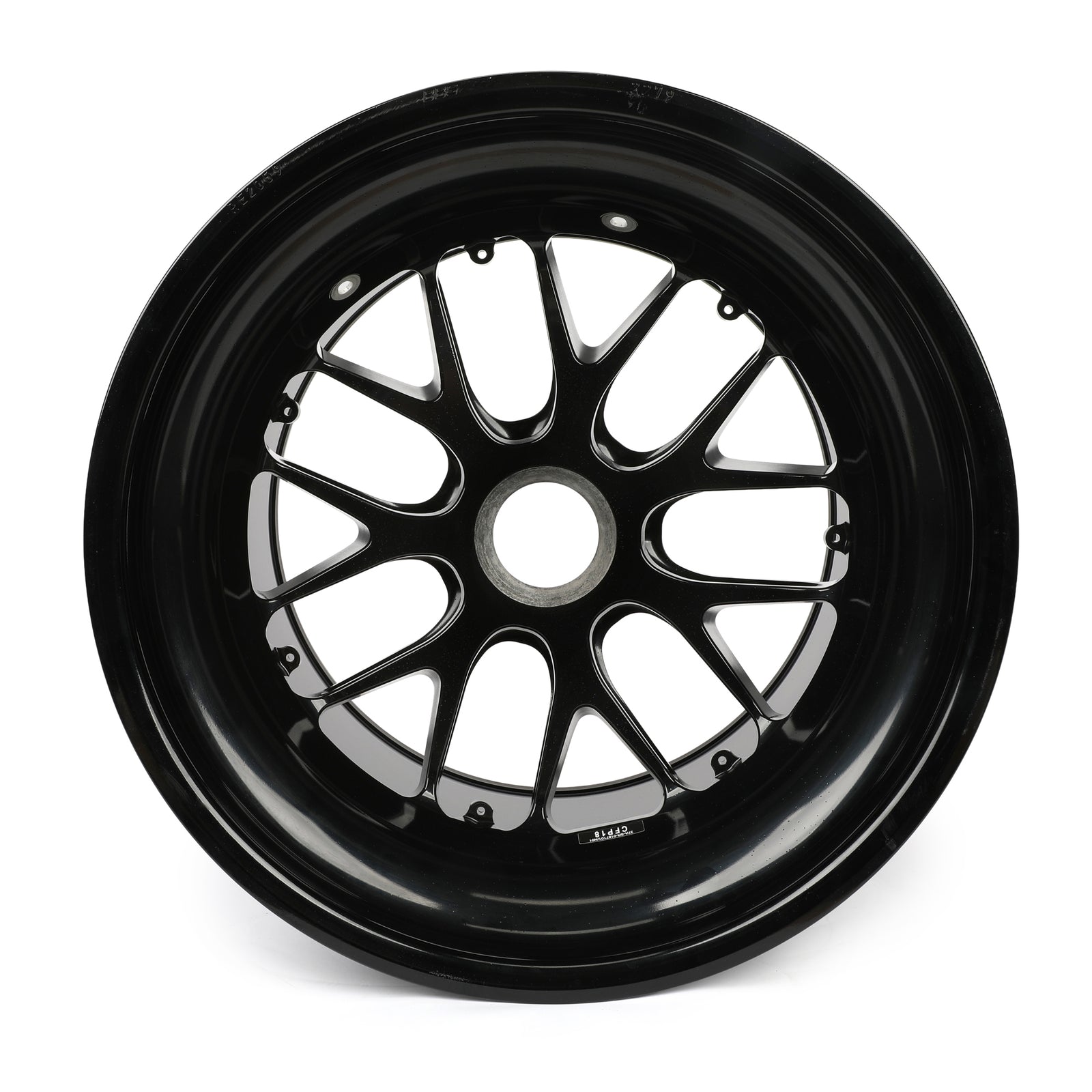 The Silverstone Auction LOT 019 - Oscar Piastri 2024 Race Used McLaren F1 Team Rear Wheel Rim Table - British Grand Prix