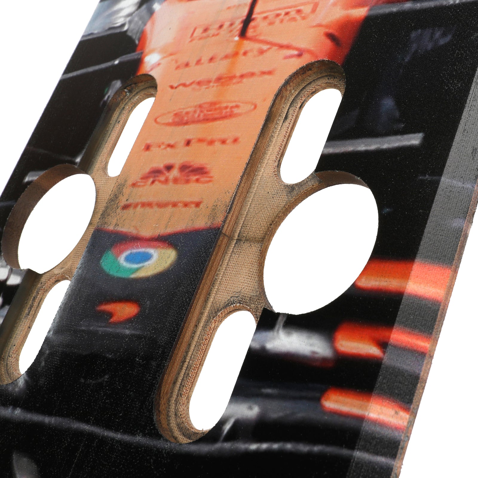 Oscar Piastri 2024 McLaren Formula One Team Race Used Front Skid Plank Wall Art - Netherlands GP