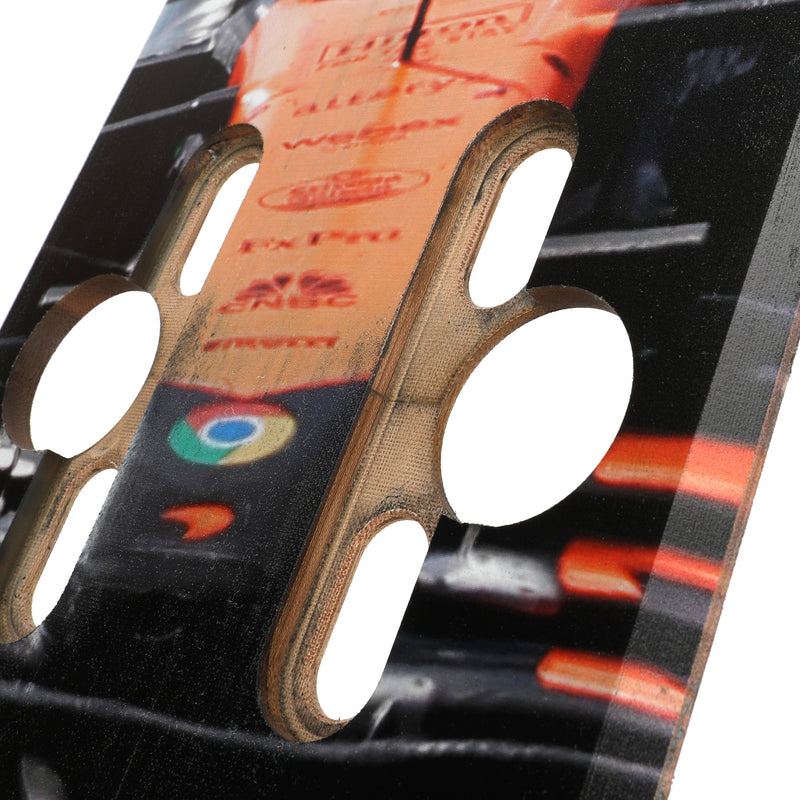 Oscar Piastri 2024 McLaren Formula One Team Race Used Front Skid Plank Wall Art - Netherlands GP