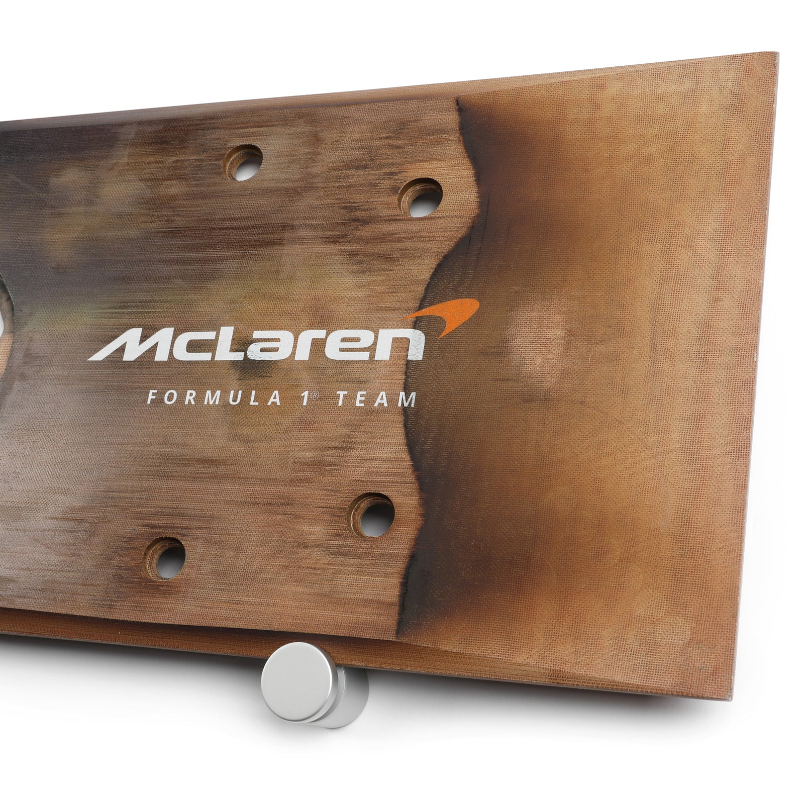 Oscar Piastri 2024 McLaren Formula 1 Team Grand Prix Used Rear Skid Plank Section - Canada GP