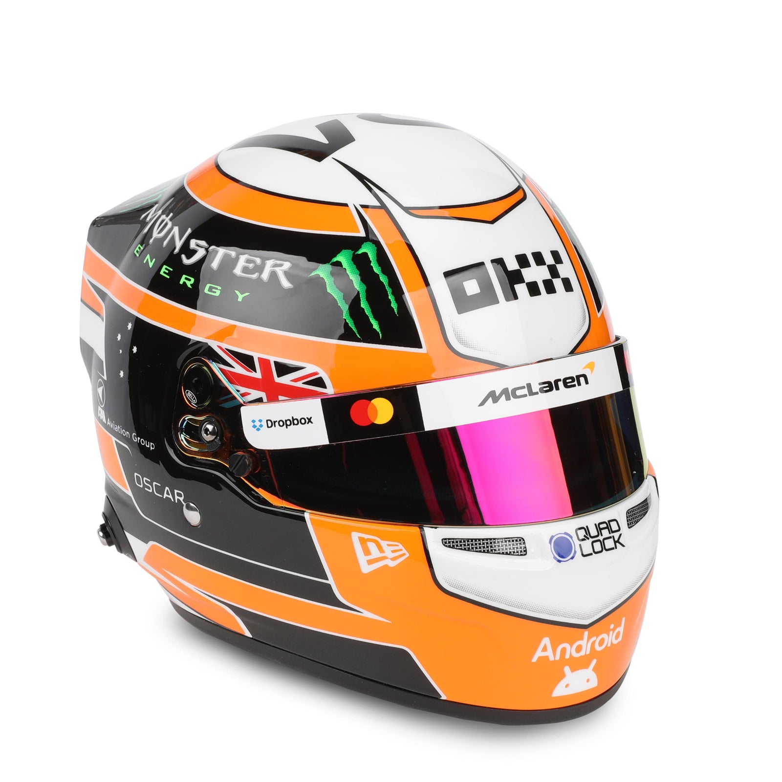 Oscar Piastri 2025 Season McLaren 1:2 Scale Helmet - Monaco GP