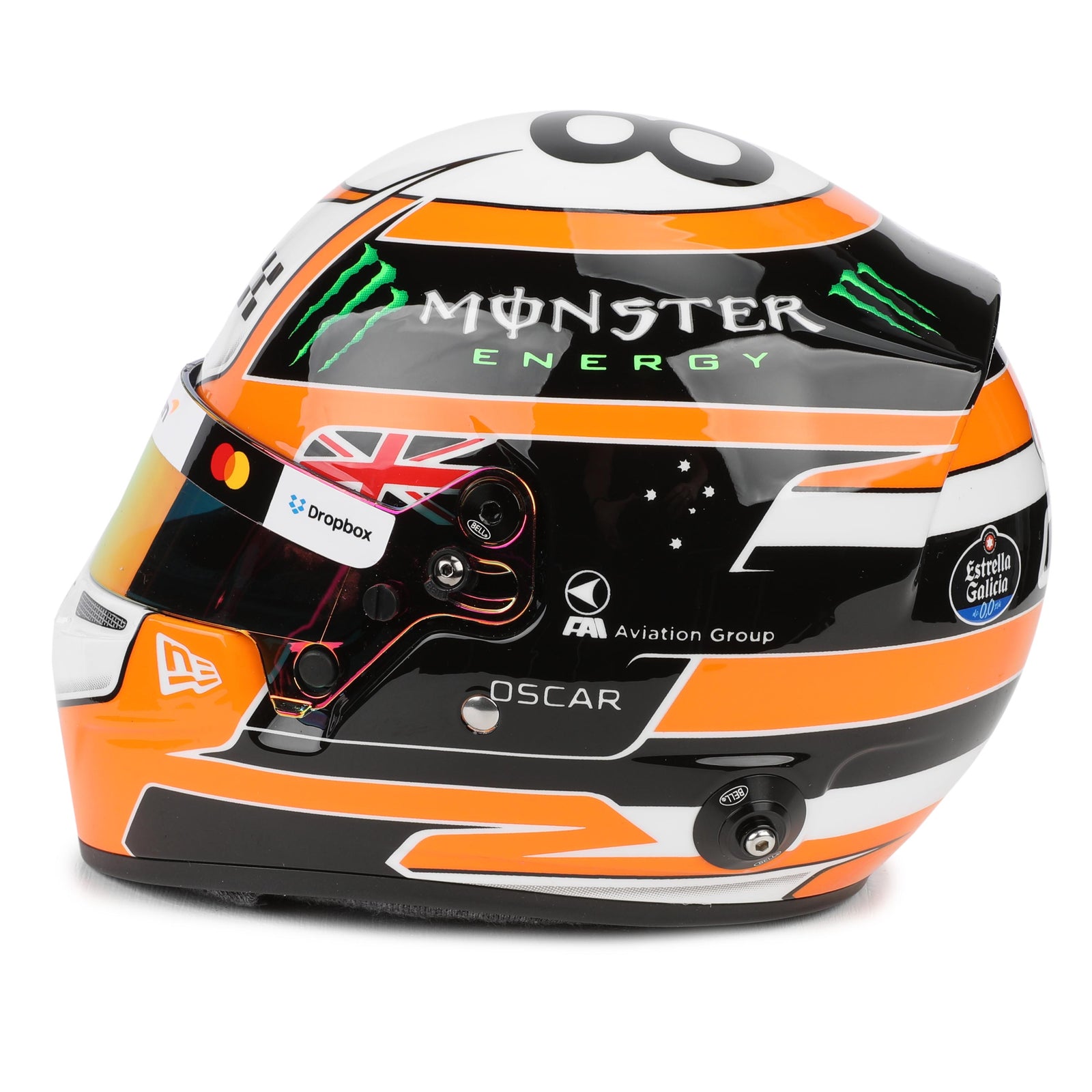 Oscar Piastri 2025 Season McLaren 1:2 Scale Helmet - Monaco GP