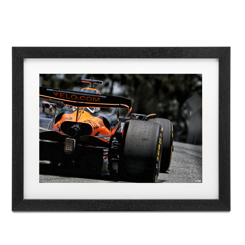 Oscar Piastri 2025 McLaren Framed Photo - Miami GP