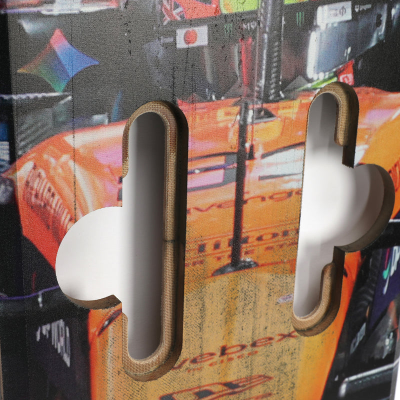 Oscar Piastri 2025 McLaren F1 Team Grand Prix Used Front Skid Plank Wall Art -  Qatar GP