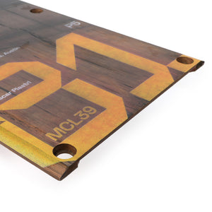 Oscar Piastri 2025 McLaren F1 Team Grand Prix Used Front Skid Plank Wall Art - US GP