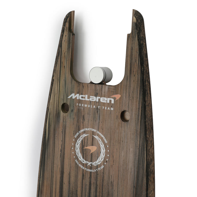 Oscar Piastri 2025 McLaren F1 Team Race Used Front Skid Plank Wall Art - Brazilian GP
