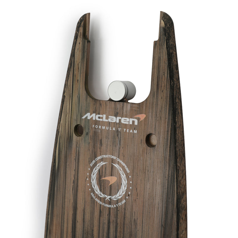 Oscar Piastri 2025 McLaren F1 Team Race Used Front Skid Plank Wall Art - Brazilian GP