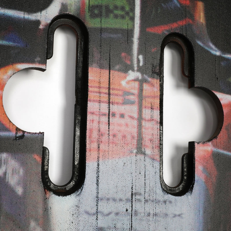 Oscar Piastri 2025 McLaren F1 Team Race Used Front Skid Plank Wall Art - Mexican GP