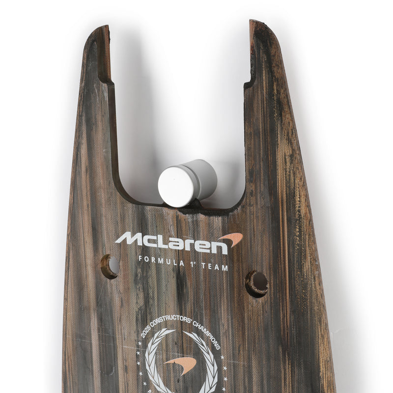 Oscar Piastri 2025 McLaren F1 Team Race Used Front Skid Plank Wall Art - Chinese GP