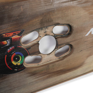Oscar Piastri 2025 McLaren Race F1 Team Grand Prix Used Rear Skid Plank Wall Art - Saudi Arabian GP