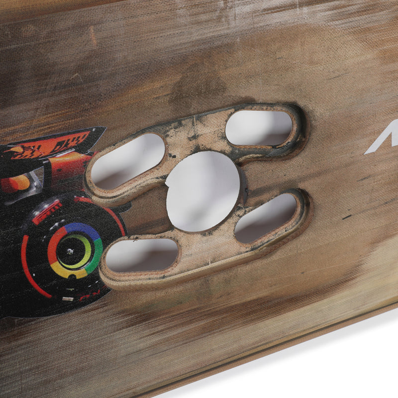 Oscar Piastri 2025 McLaren Race F1 Team Grand Prix Used Rear Skid Plank Wall Art - Saudi Arabian GP